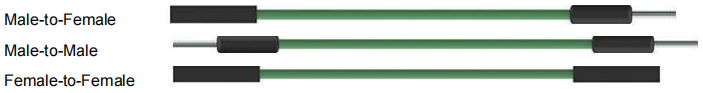Different jumper wire connector types