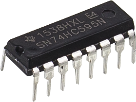 74HC595 integrated circuit