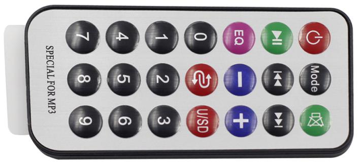 Mini infrared remote control