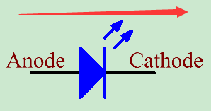 LED schematic symbol